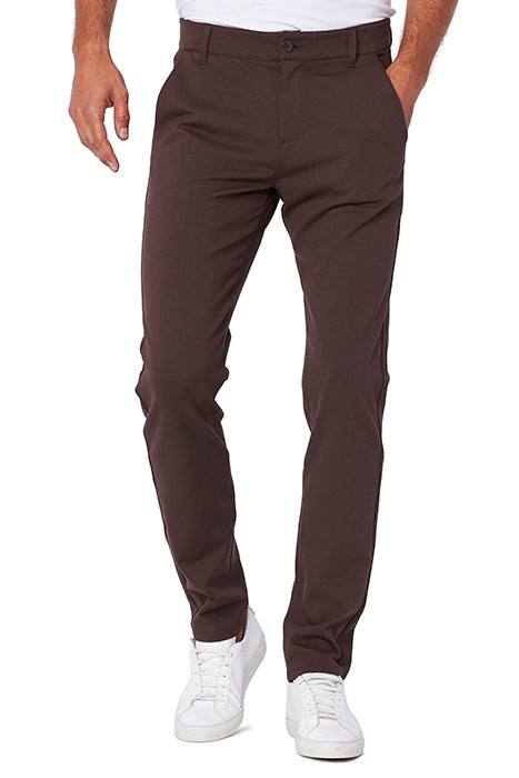 Otrium,Paige, Paige Dark Brown Knit Pants, Brown, 34W-32L-Tag33