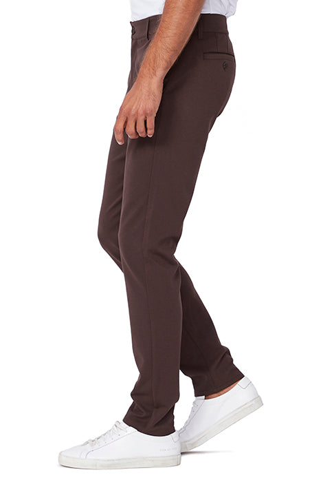 Otrium,Paige, Paige Dark Brown Knit Pants, Brown, 34W-31L-Tag34
