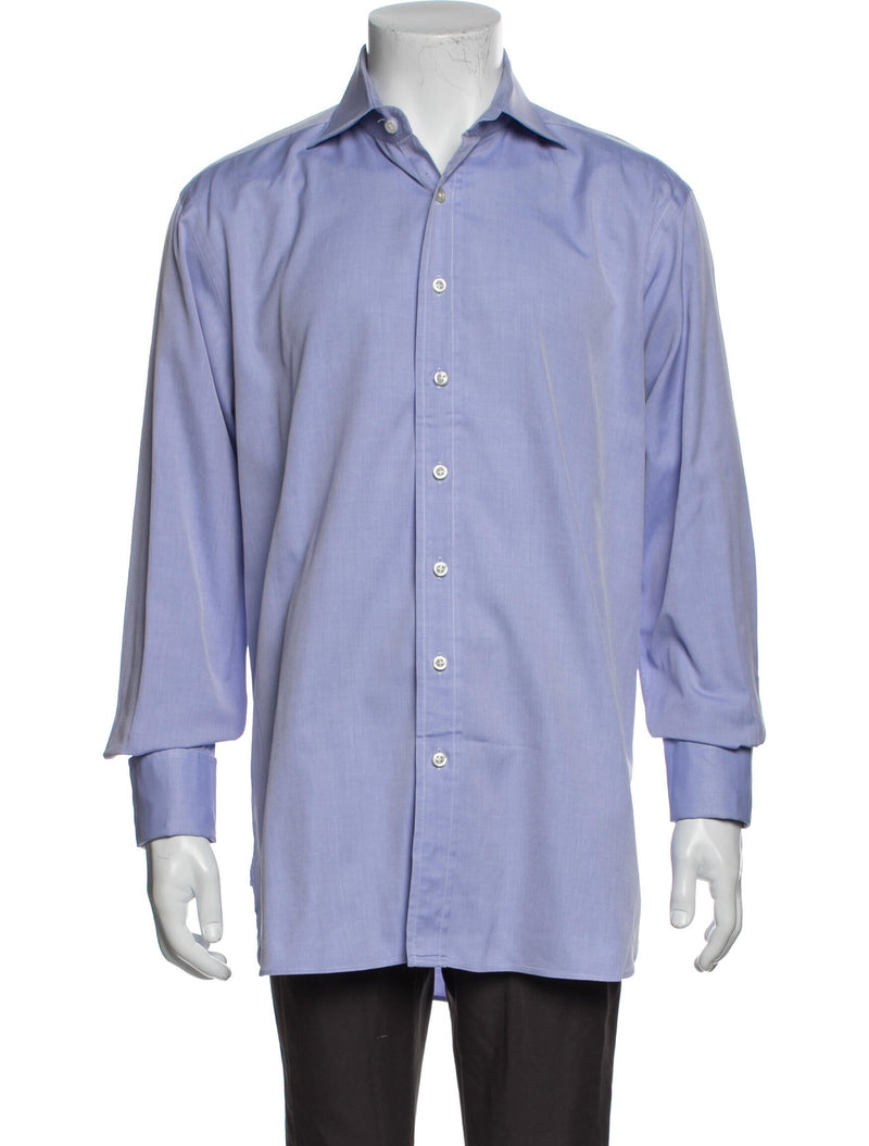 Paul Stuart Blue Dress Button Up Shirt