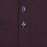 R2 Amsterdam Burgundy Iridescent Long Sleeve Button Up Shirt