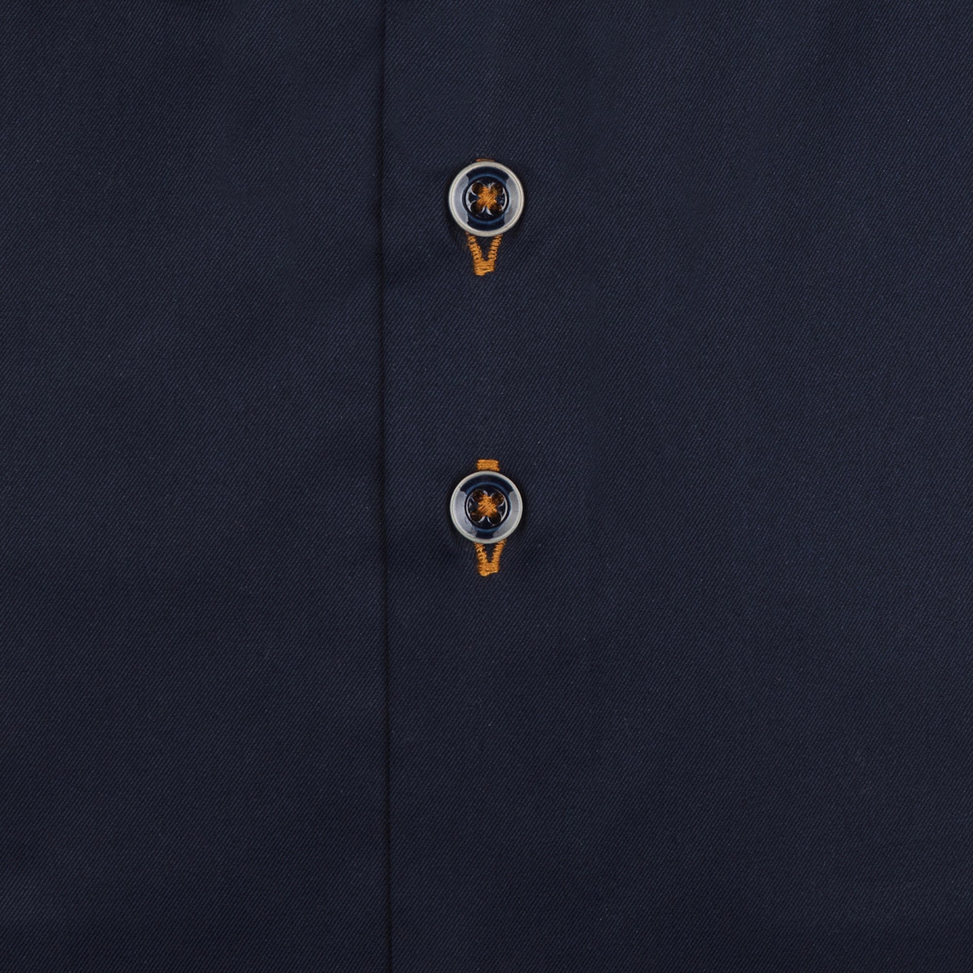 Brand Partner,R2 Amsterdam, R2 Amsterdam Navy Long Sleeve Button Up Shirt With Dotted Collar And Cuff Detail, Blue, Extra Extra Large-52-TagXXL