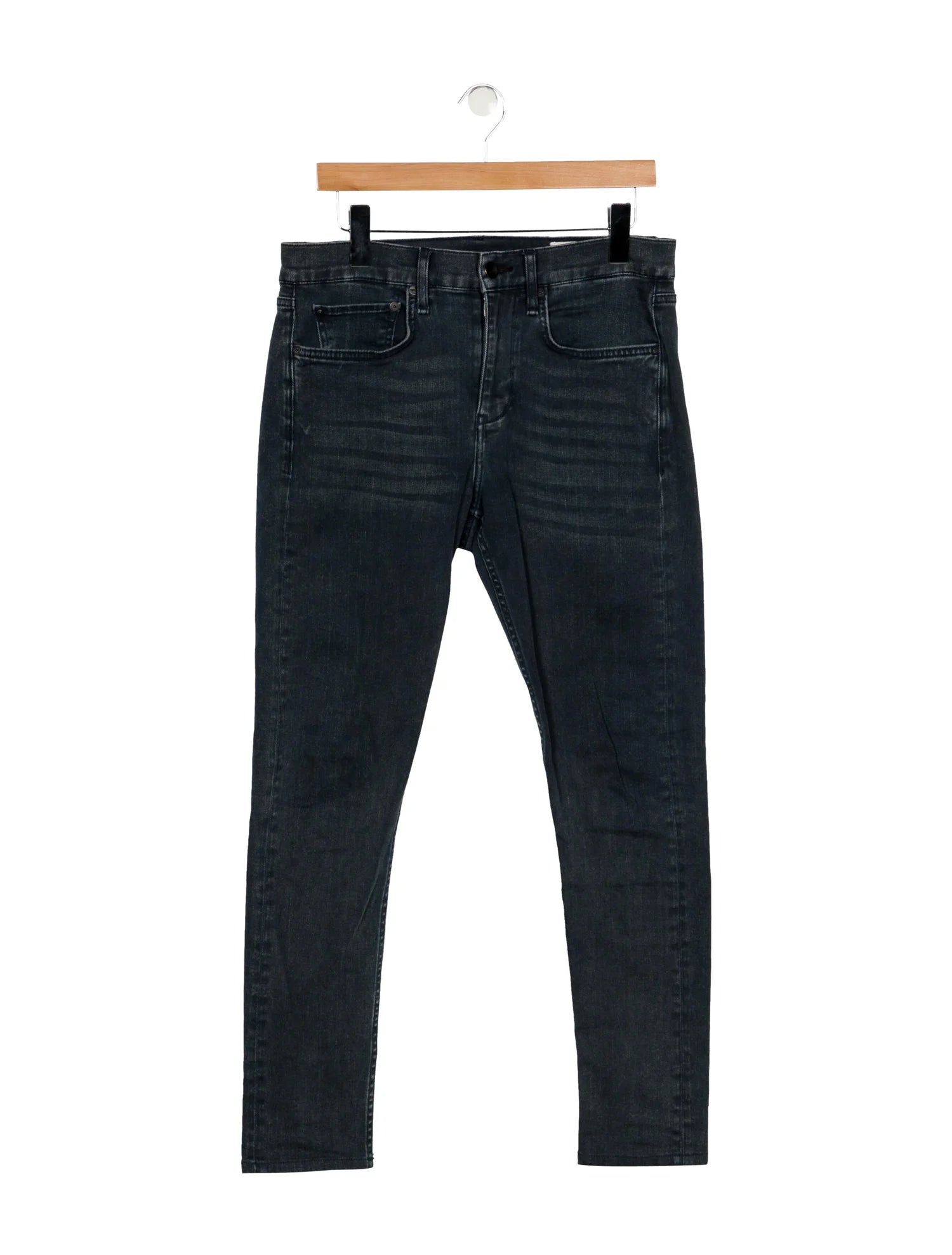 The RealReal,Rag & Bone, Rag & Bone Medium Wash Skinny Denim Jeans - 30x32, Blue, 32W-30L-Tag30