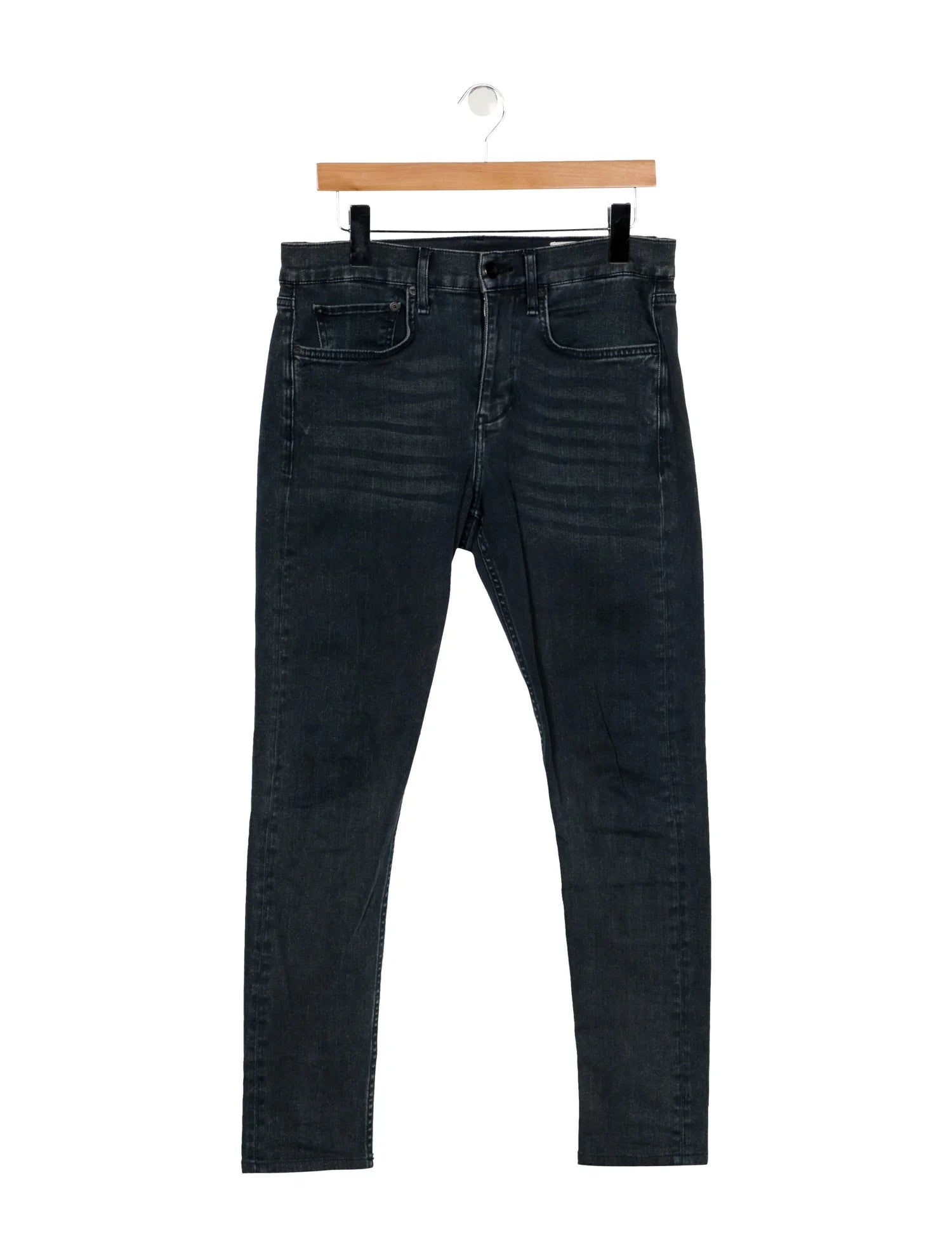 The RealReal,Rag & Bone, Rag & Bone Medium Wash Skinny Denim Jeans - 30x32, Blue, 32W-30L-Tag30
