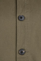 Button Up Military Green Overshirt