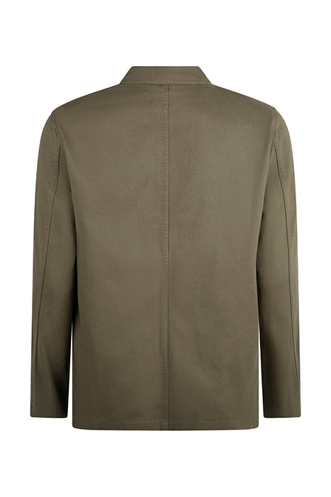Otrium,Reiss, Reiss Olive Green Military Shacket, Green, Small-44-TagS