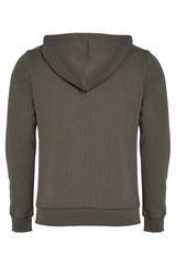 Reiss Pastel Sage Green Zip Up Hooded Fleece Jacket