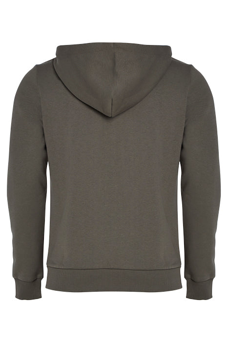 Reiss Pastel Sage Green Zip Up Hooded Fleece Jacket