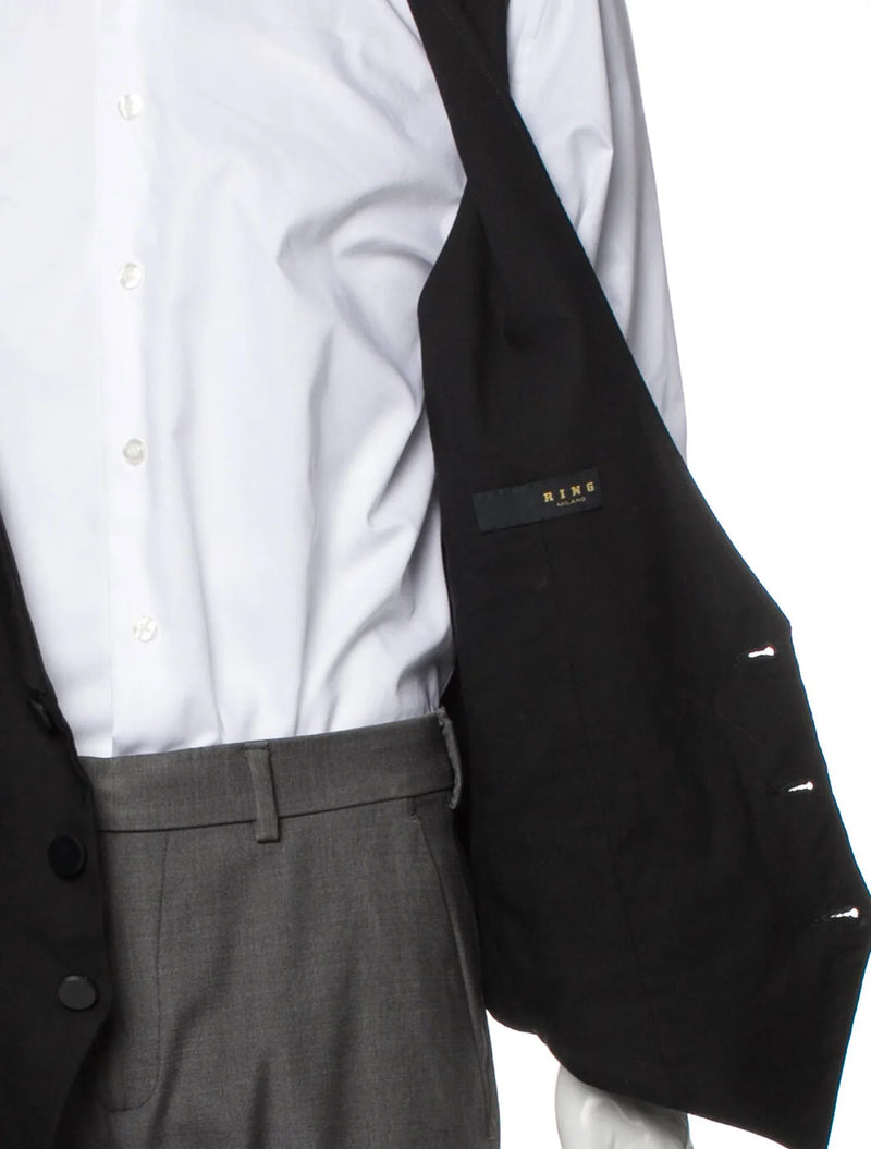 Ring Black Suit Vest