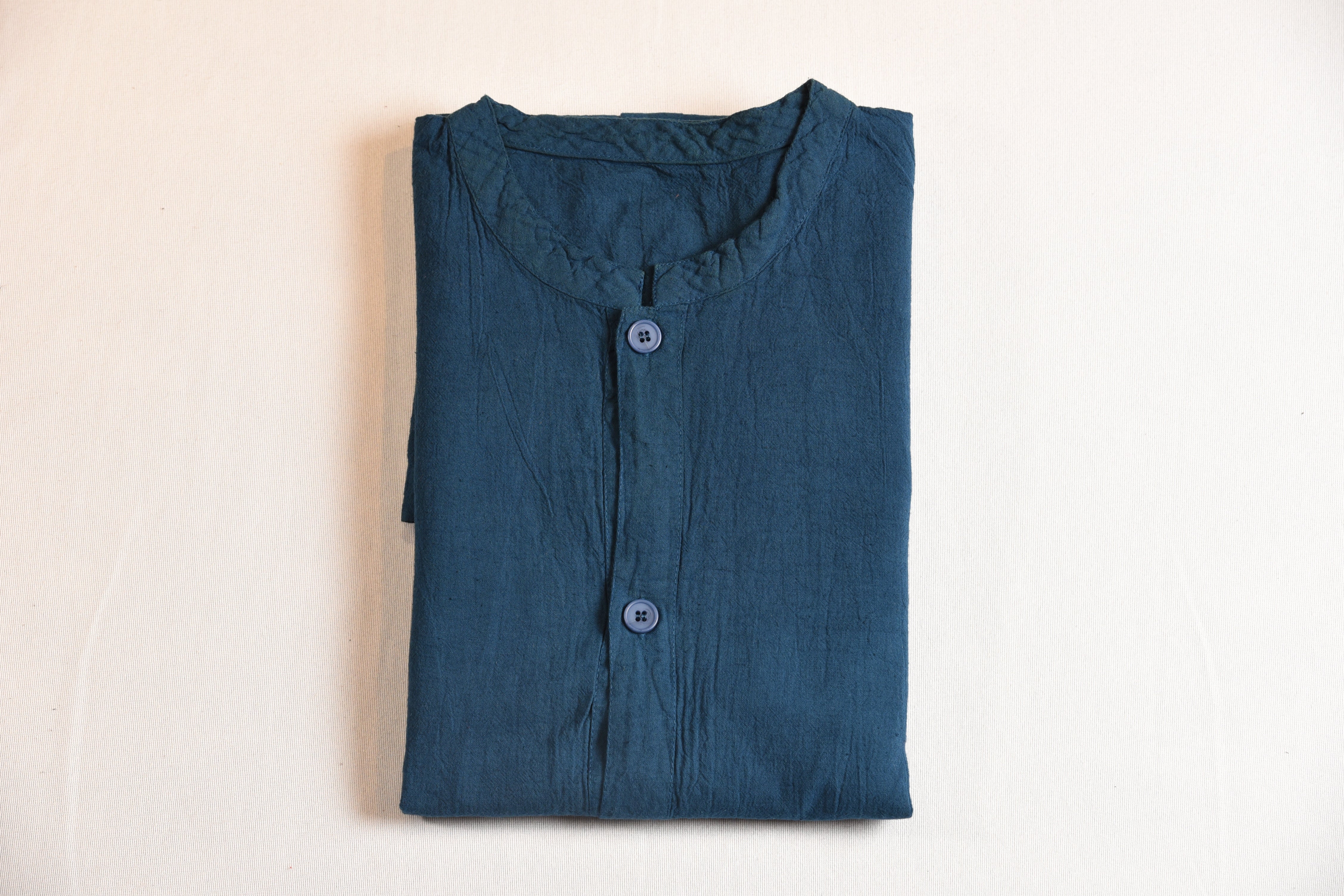 Brand Partner,Shixi, Shixi Blue Linen Tunic, Blue, Extra Large-53-TagXL