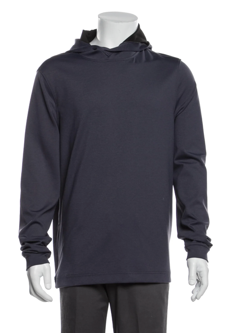 The RealReal,Rhone, Rhone Navy Long Sleeve Performance Hoodie, Blue, Medium-43-TagM