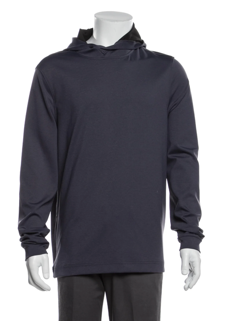 Rhone Navy Long Sleeve Performance Hoodie