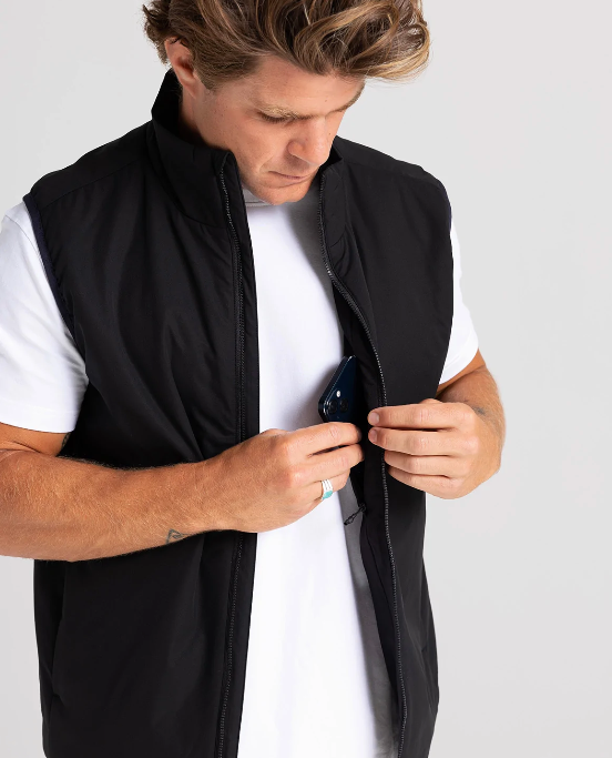 Brand Partner,Western Rise, Western Rise Black Performance Vest, Black, Large-46-TagL