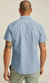 Bonobos Chambray Flower Stretch Short Sleeve Shirt