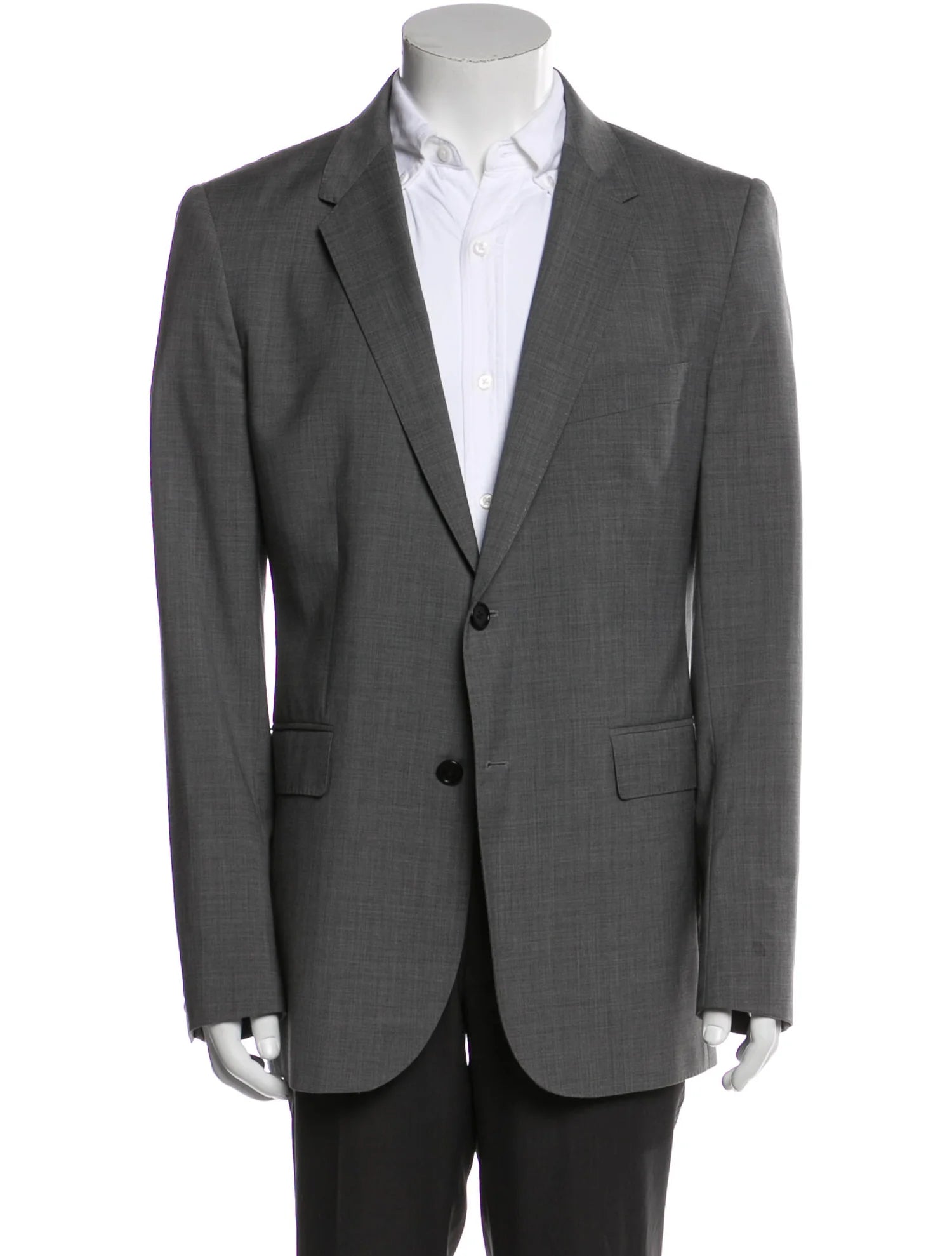 The RealReal,Shipley & Halmos, Shipley & Halmos Grey Wool Blazer, Grey, Medium-41-Tag42