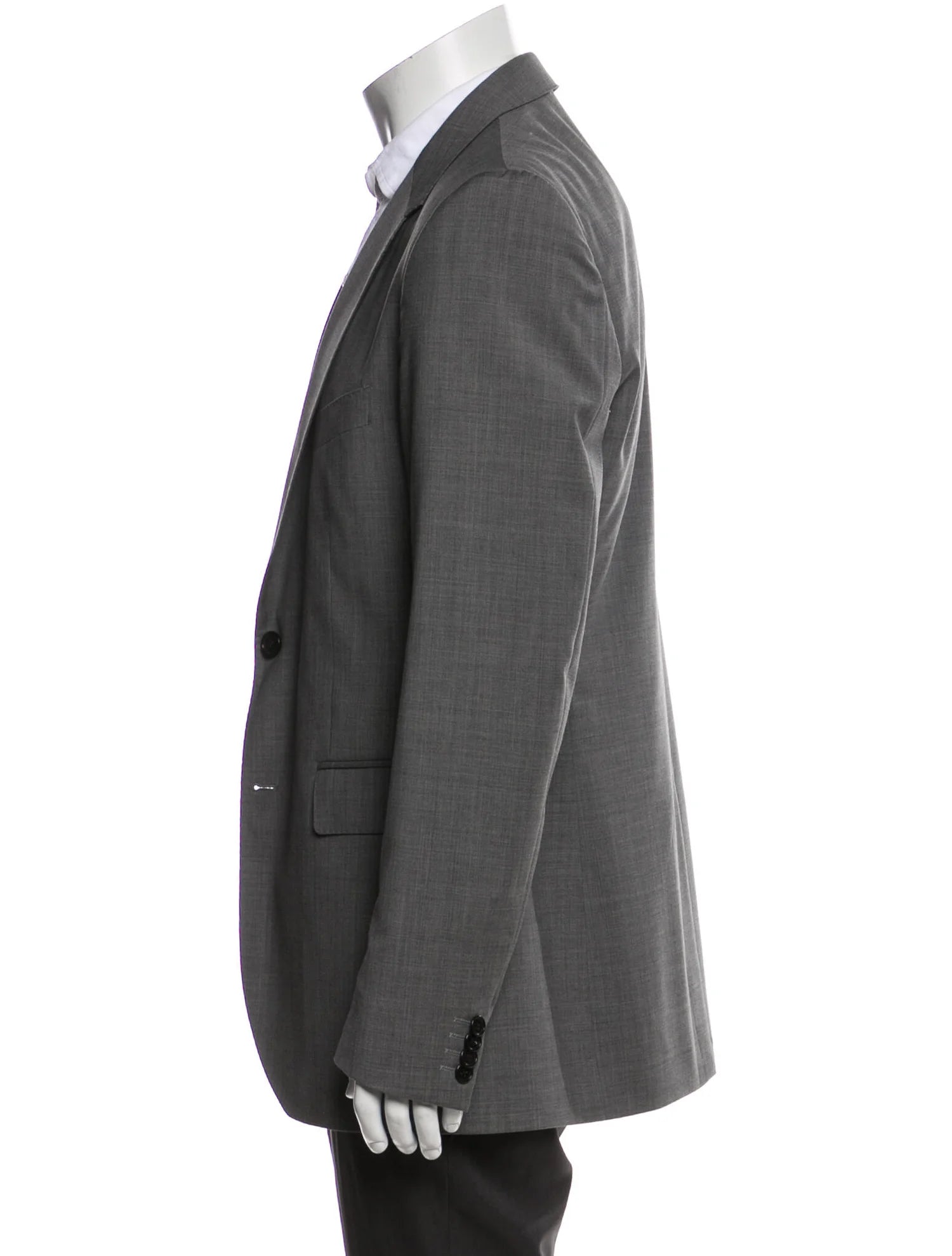 The RealReal,Shipley & Halmos, Shipley & Halmos Grey Wool Blazer, Grey, Medium-41-Tag42