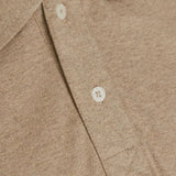 Signal Clothing Beige Heathered Short Sleeve Polo
