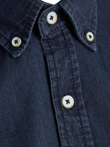 Signal Clothing Dark Blue Denim Long Sleeve Button Up