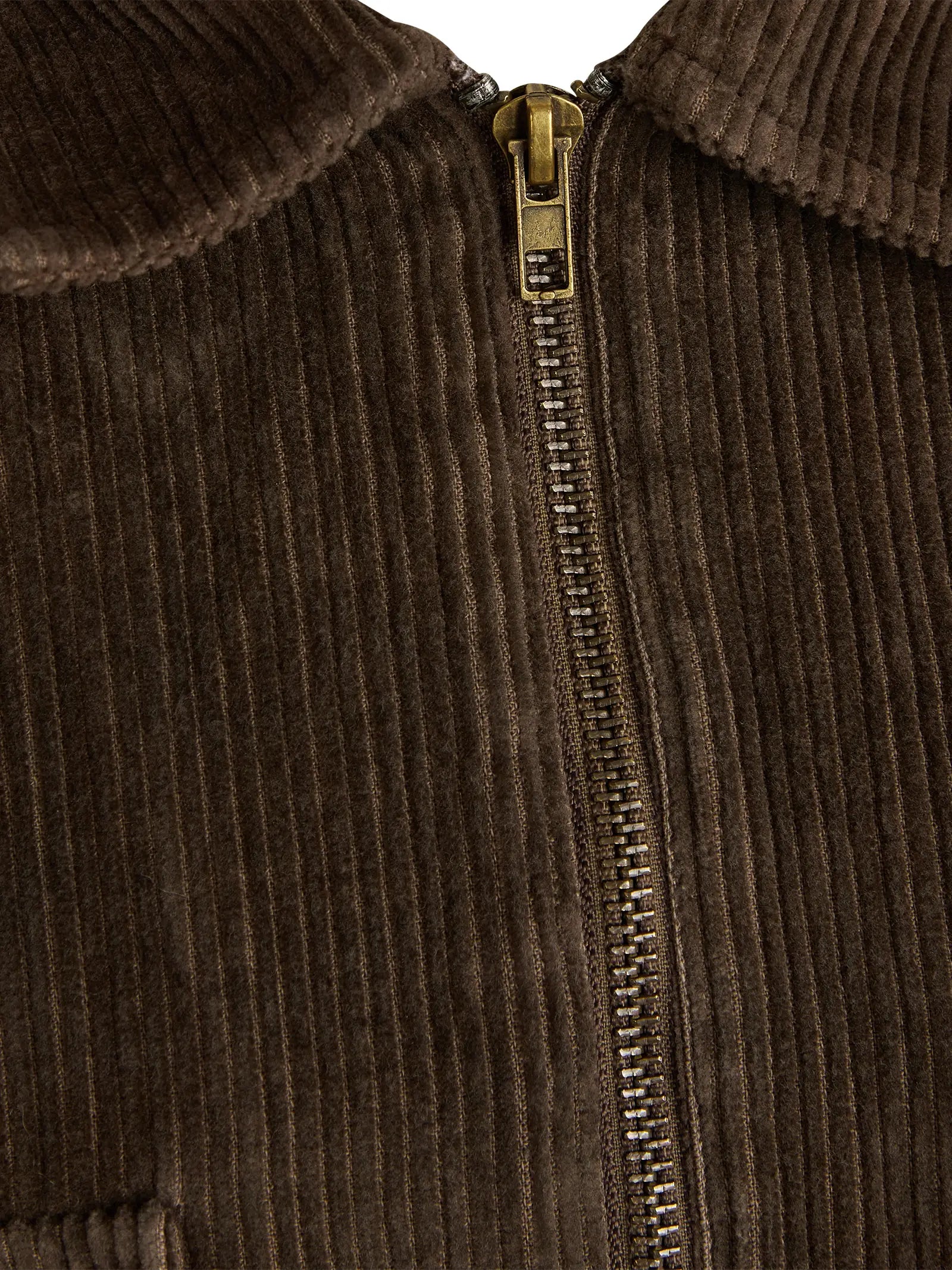 Faire,Signal Clothing, Signal Clothing Dark Brown Corduroy Zip Up Jacket, Brown, Large-46-TagM