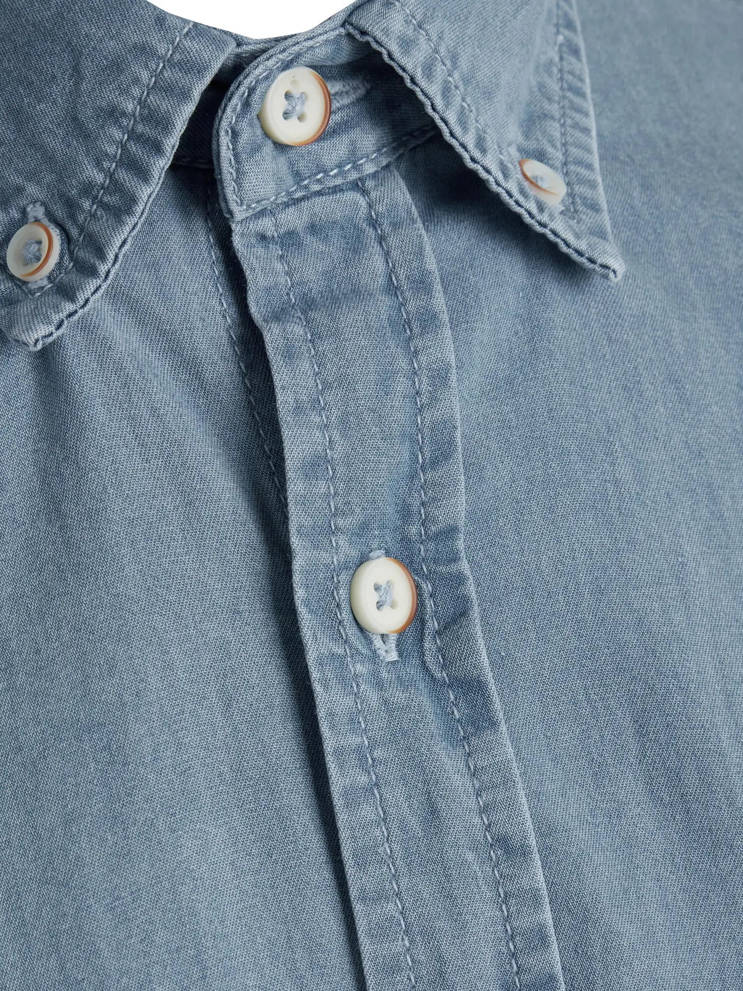 Faire,Signal Clothing, Signal Clothing Light Blue Denim Long Sleeve Button Up, Blue, Extra Large-49-TagXL
