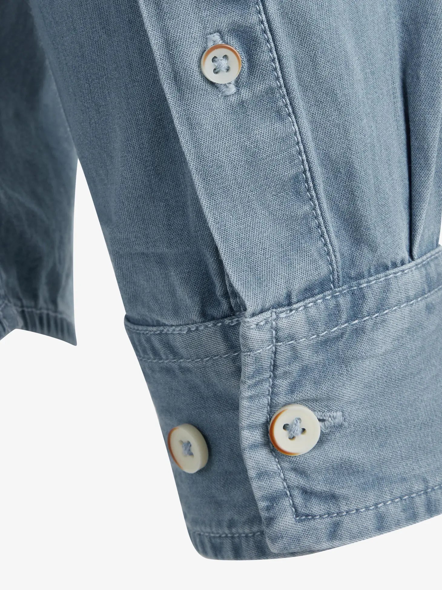 Faire,Signal Clothing, Signal Clothing Light Blue Denim Long Sleeve Button Up, Blue, Extra Large-49-TagXL