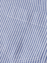 Signal Clothing Light Blue Stripe Print Long Sleeve Oxford Button Up