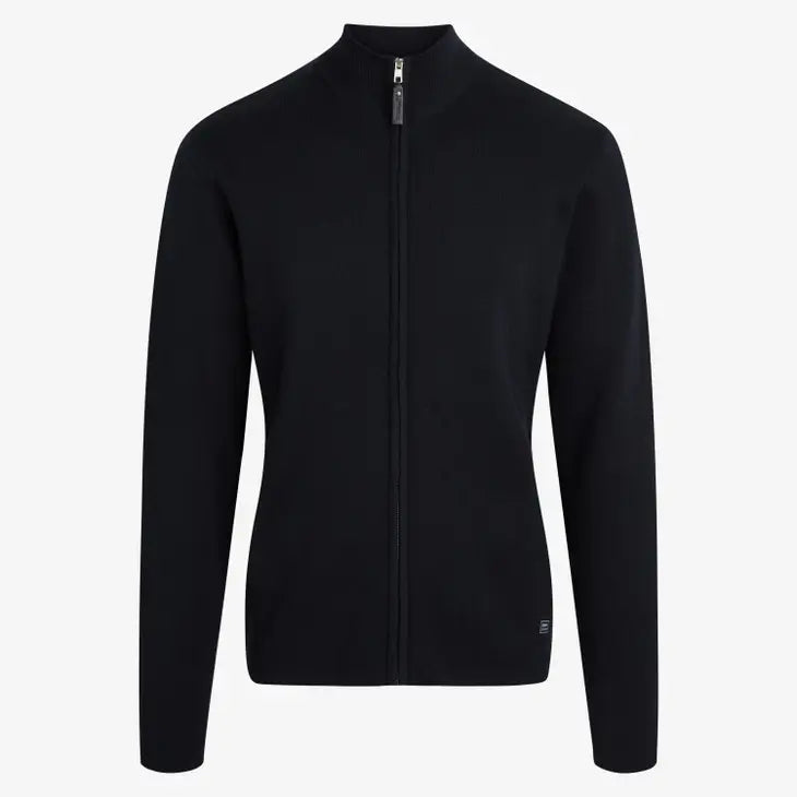 Faire,Signal Clothing, Signal Clothing Navy Mock Neck Knit Zip Up Jacket, Blue, Extra Large-46-TagL
