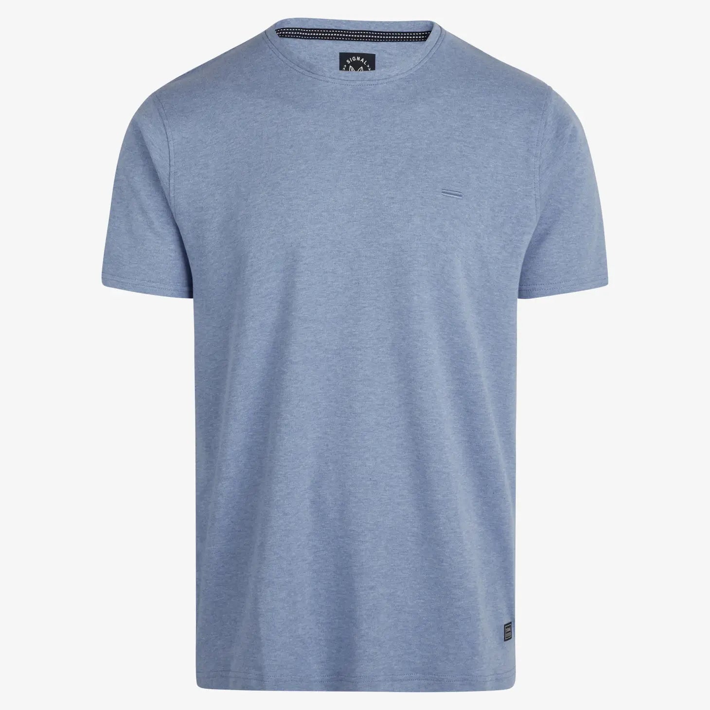 Faire,Signal Clothing, Signal Clothing Pastel Blue Heathered Short Sleeve T-shirt, Blue, Extra Large-47-TagL