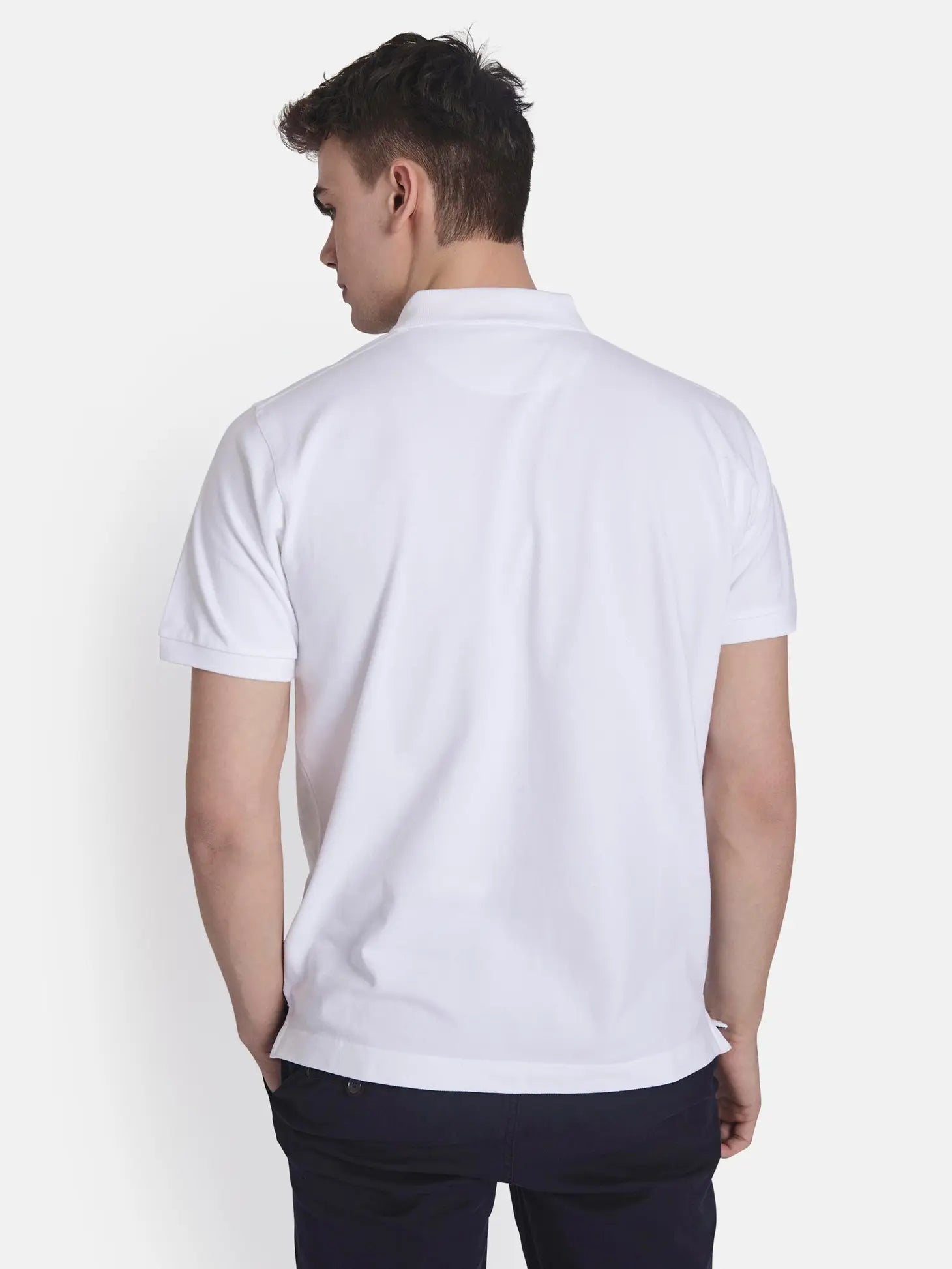 Faire,Signal Clothing, Signal Clothing White Shortsleeve Polo, White, Large-43-TagM