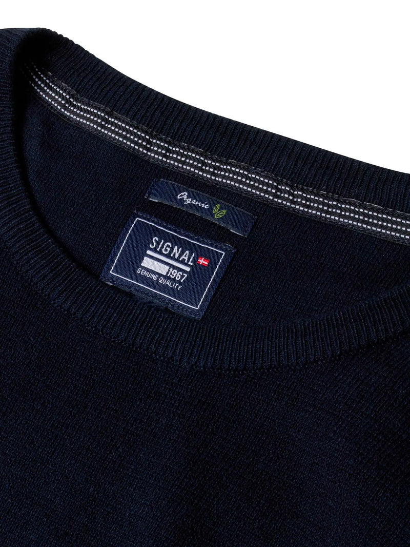 Signal Clothing Navy V Neck Sweater