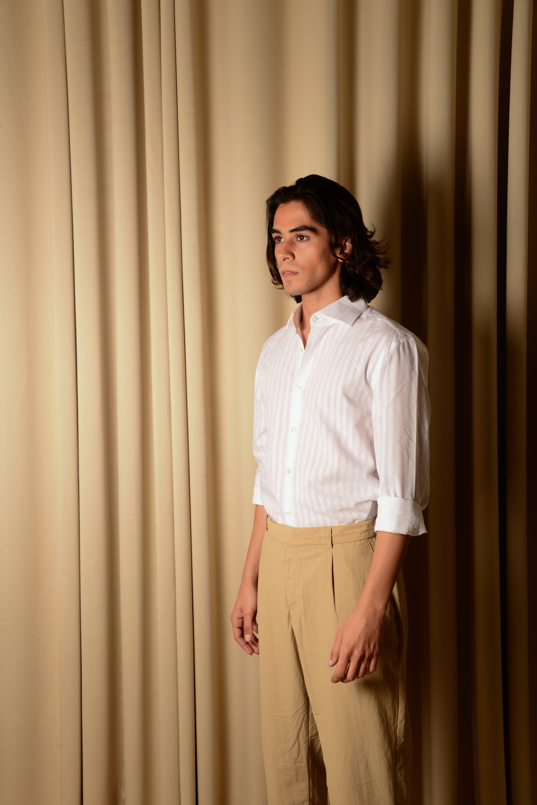 Brand Partner,Sons+Fathers, Sons + Fathers Tan Relaxed Nylon Trousers, Tan, 34W-30L-Tag32