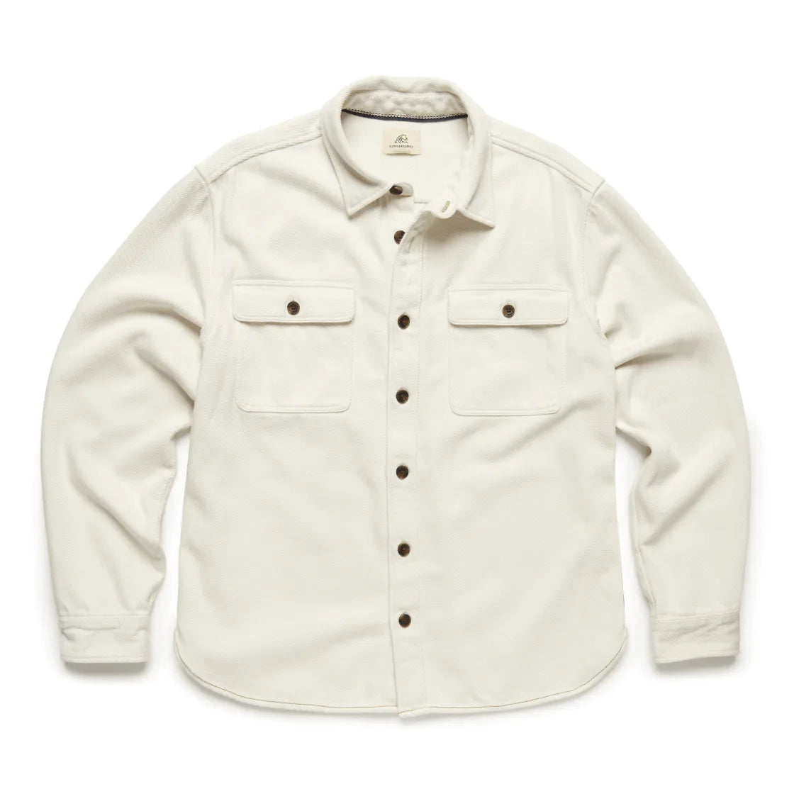 Faire,Surfside Supply, Surfside Supply Cream Washed Twill Shacket, White, Large-49-TagL