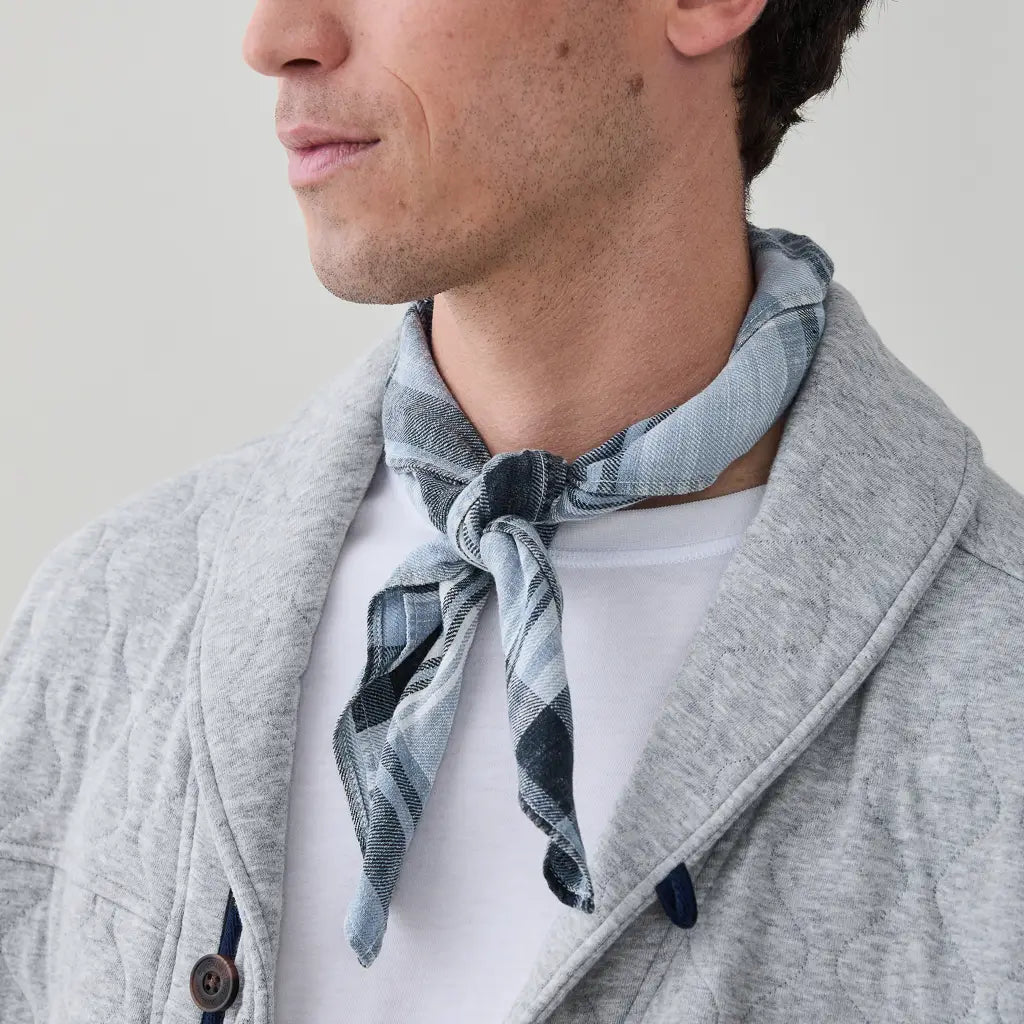Faire,Surfside Supply, Surfside Supply Heather Grey Shawl Collar Quilted Fleece Cardigan, Grey, Large-46-TagL