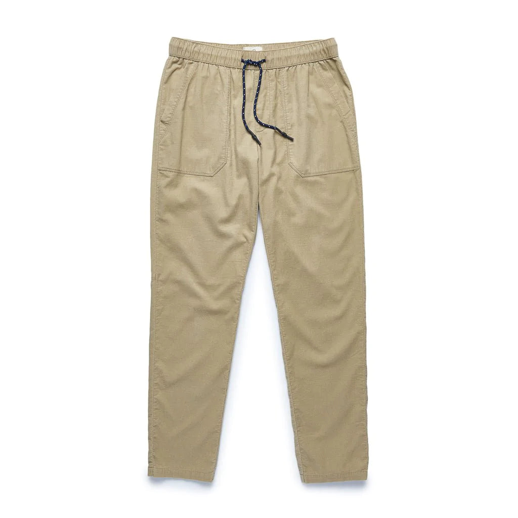 Faire,Surfside Supply, Surfside Supply Khaki Corduroy Drawstring Pant, Tan, 35W-32L-TagL