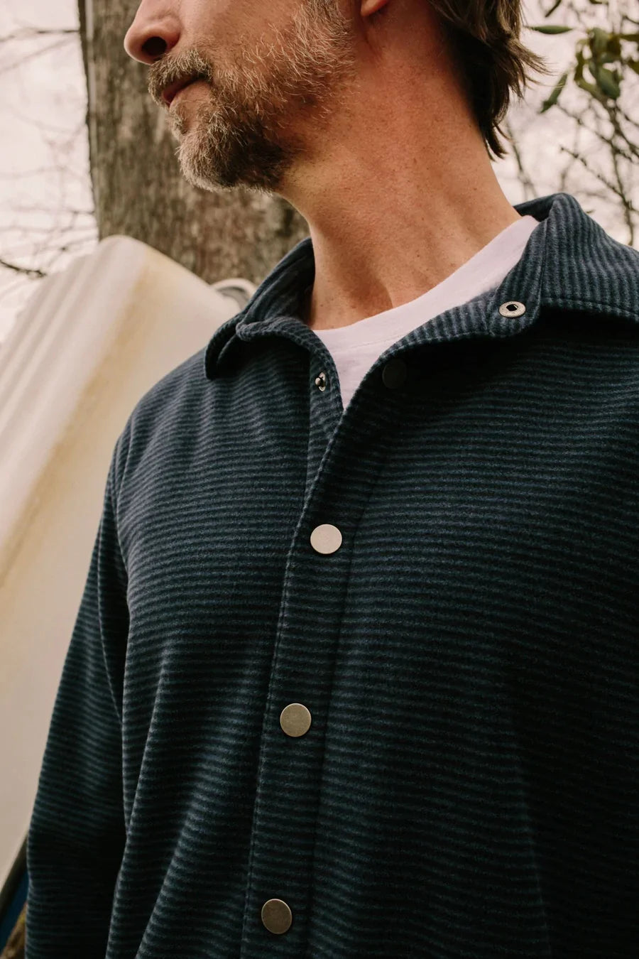 Faire,Surfside Supply, Surfside Supply Navy Velour Textured Stripe Shacket, Blue, Extra Large-51-TagXLExtra Large-50-TagXLMedium-46-TagMMedium-47-TagMLarge-46-TagLLarge-49-TagL