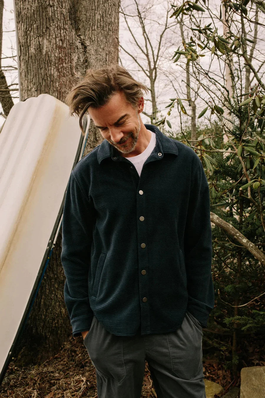 Faire,Surfside Supply, Surfside Supply Navy Velour Textured Stripe Shacket, Blue, Extra Large-51-TagXLExtra Large-50-TagXLMedium-46-TagMMedium-47-TagMLarge-46-TagLLarge-49-TagL