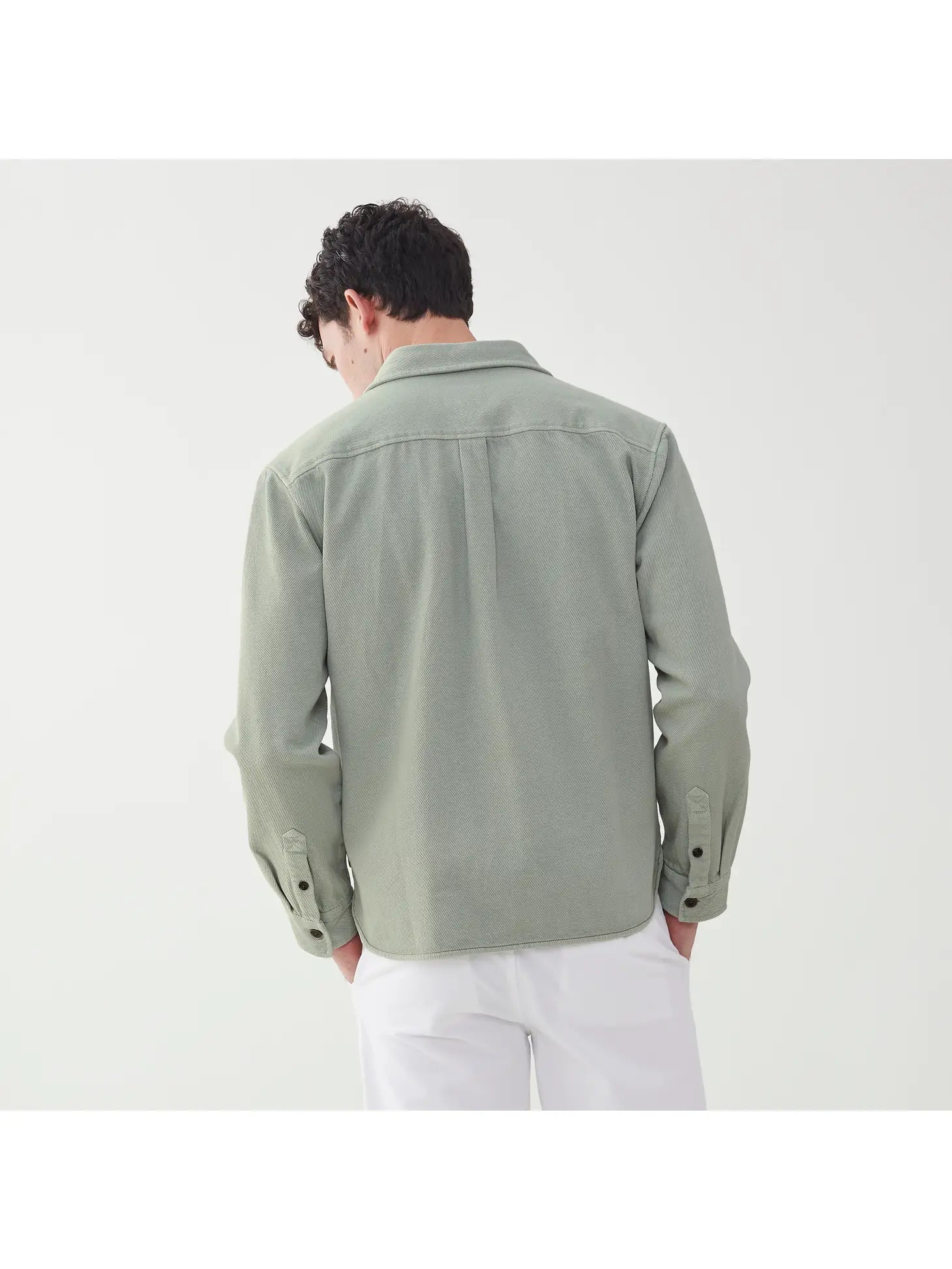 Faire,Surfside Supply, Surfside Supply Pastel Green Washed Twill Shacket, Green, Extra Extra Large-55-TagXXL