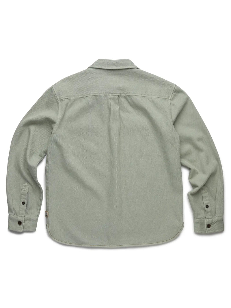Surfside Supply Pastel Green Washed Twill Shirt Jacket