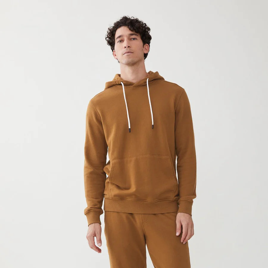 Faire,Surfside Supply, Surfside Supply Caramel Brown French Terry Hoodie, Brown, Large-48-TagL