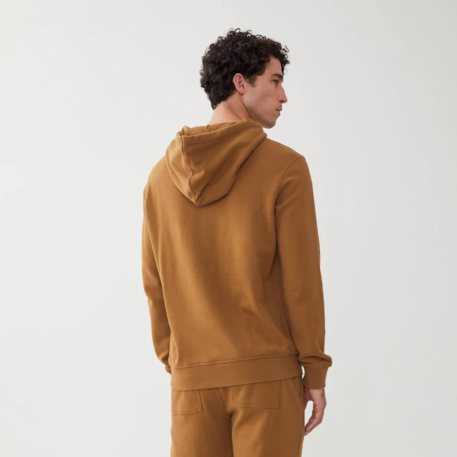 Faire,Surfside Supply, Surfside Supply Caramel Brown French Terry Hoodie, Brown, Large-48-TagL
