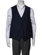 The Knotstandard Navy Pinstripe Suit Vest