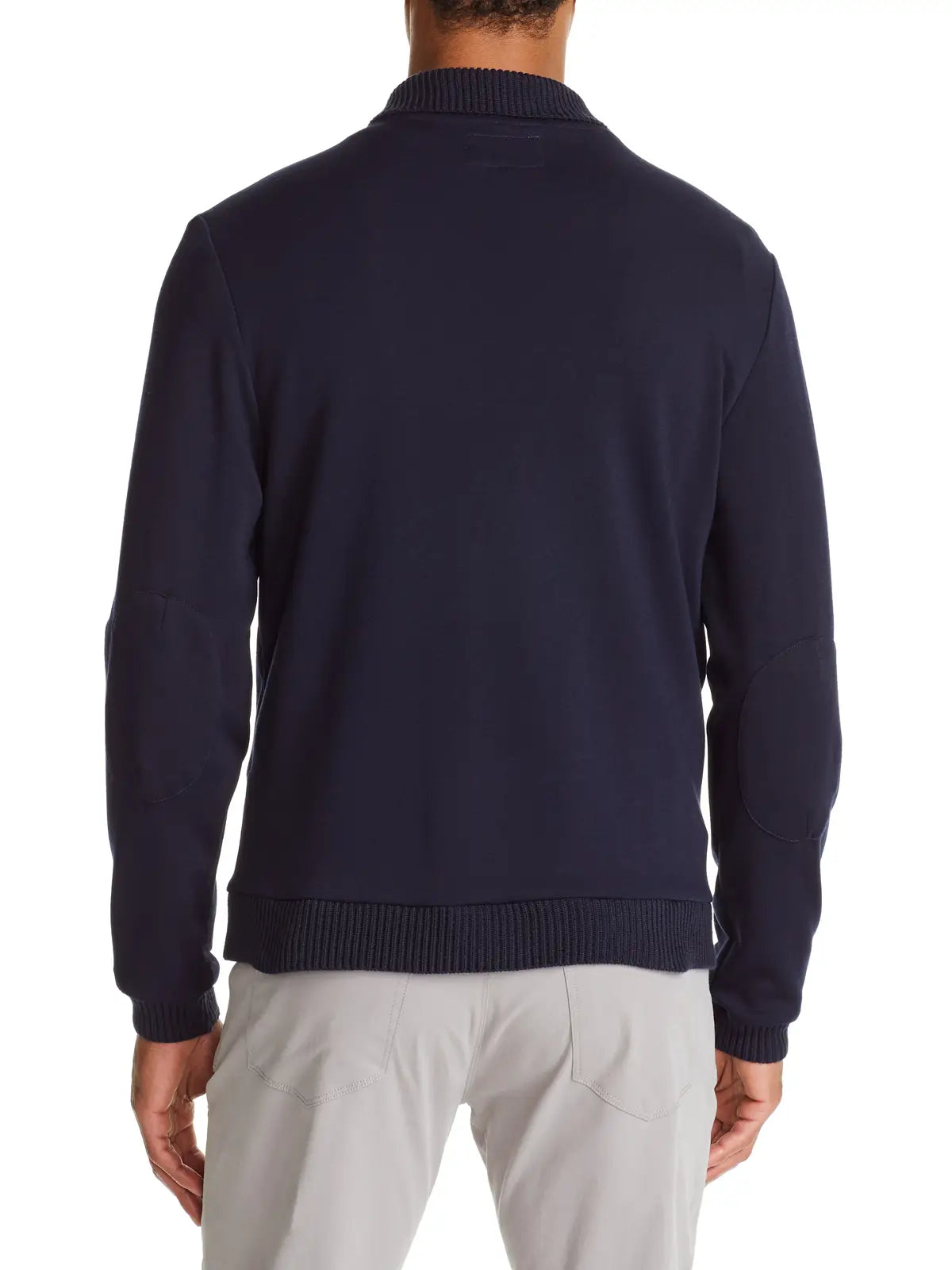 Faire,W.R.K., W.R.K Navy Shawl Collar Long Sleeve Cardigan, Blue, Large-45-TagL