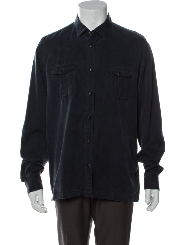 Ted Baker Black Button-Up Shirt