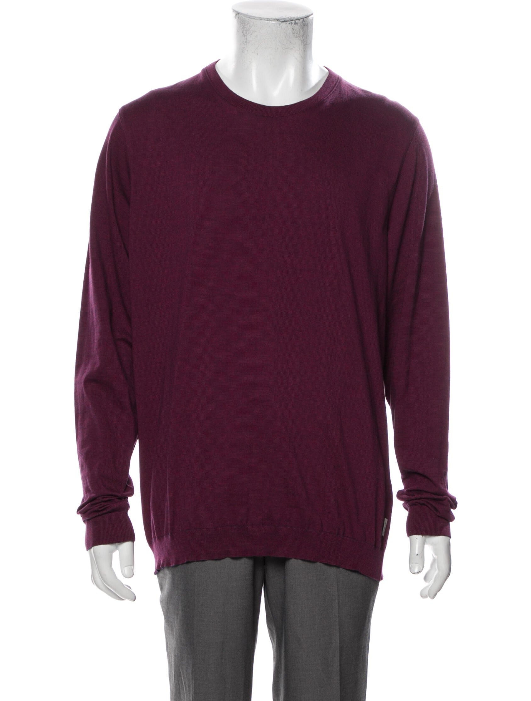The RealReal,Ted Baker, Ted Baker Burgundy Pullover Sweater, Red, Medium-44-TagS