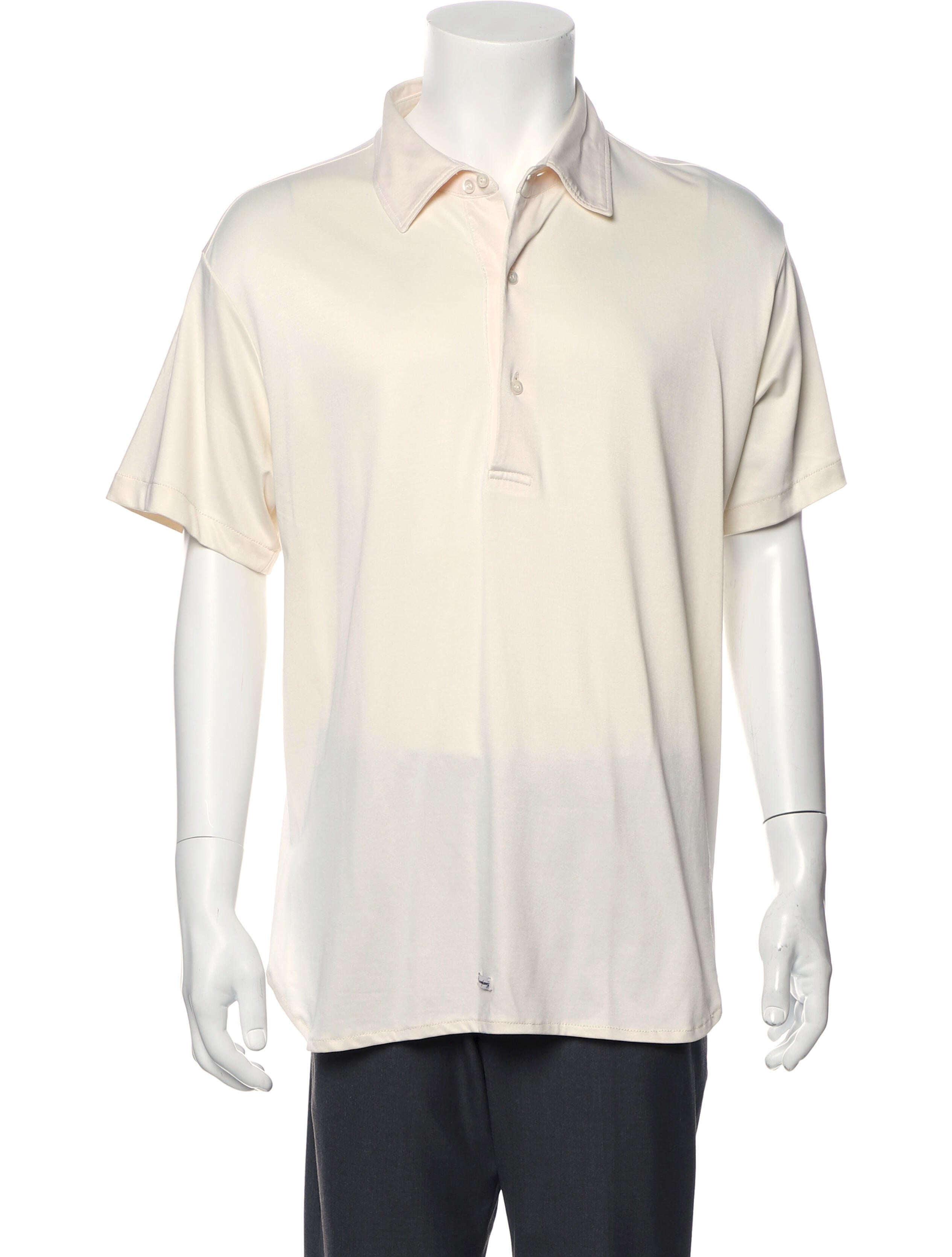 The RealReal, C.P. Company Beige Performance Polo, Tan, Large-44-TagL