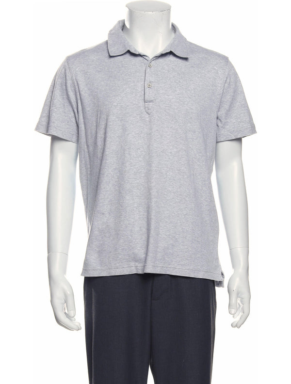 Raffi Light Grey Short Sleeve Polo