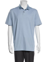 Theory Blue Polo with Contrast Collar