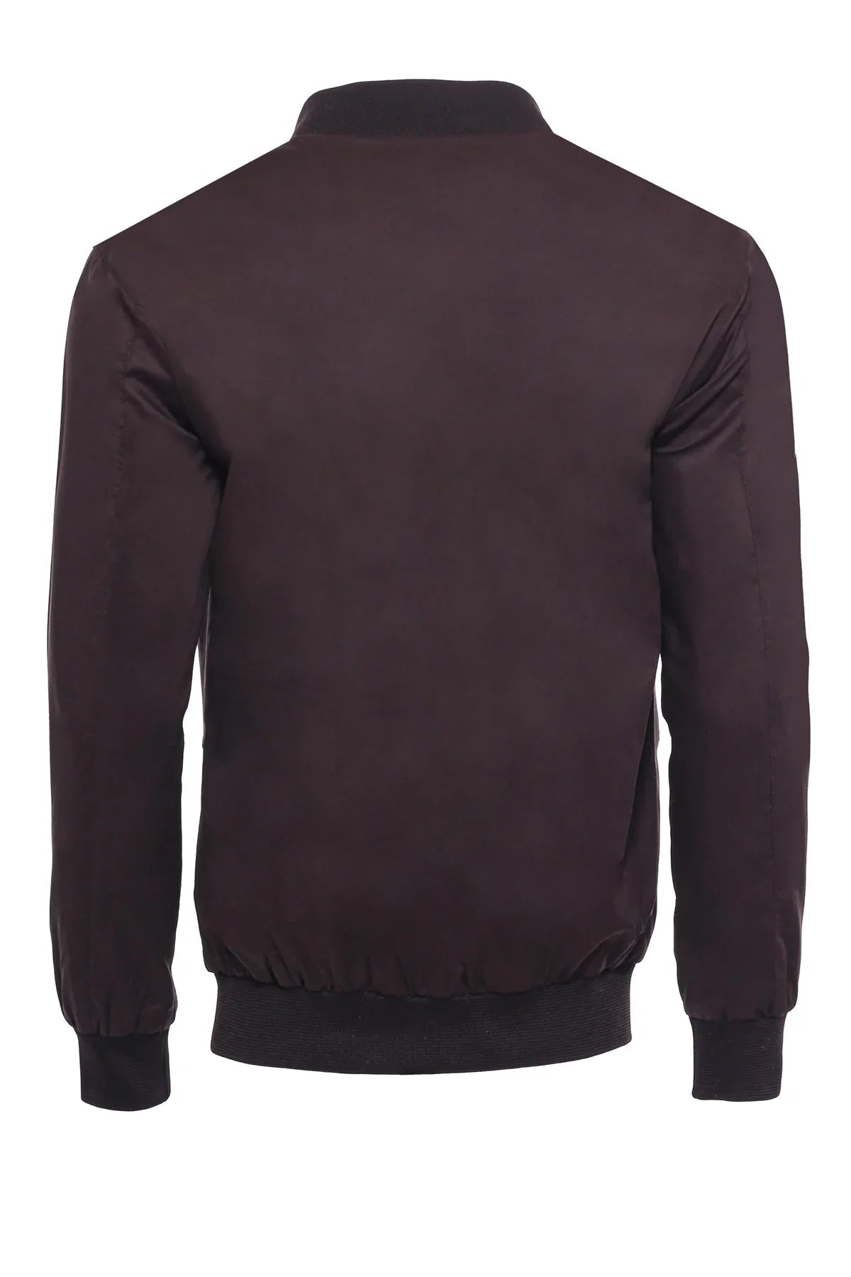 Clothing Supplier,Wessi, Wessi Dark Brown Sheen Zip Up Bomber Jacket, Brown, Large-46-Tag52Medium-44-Tag50Small-42-Tag48