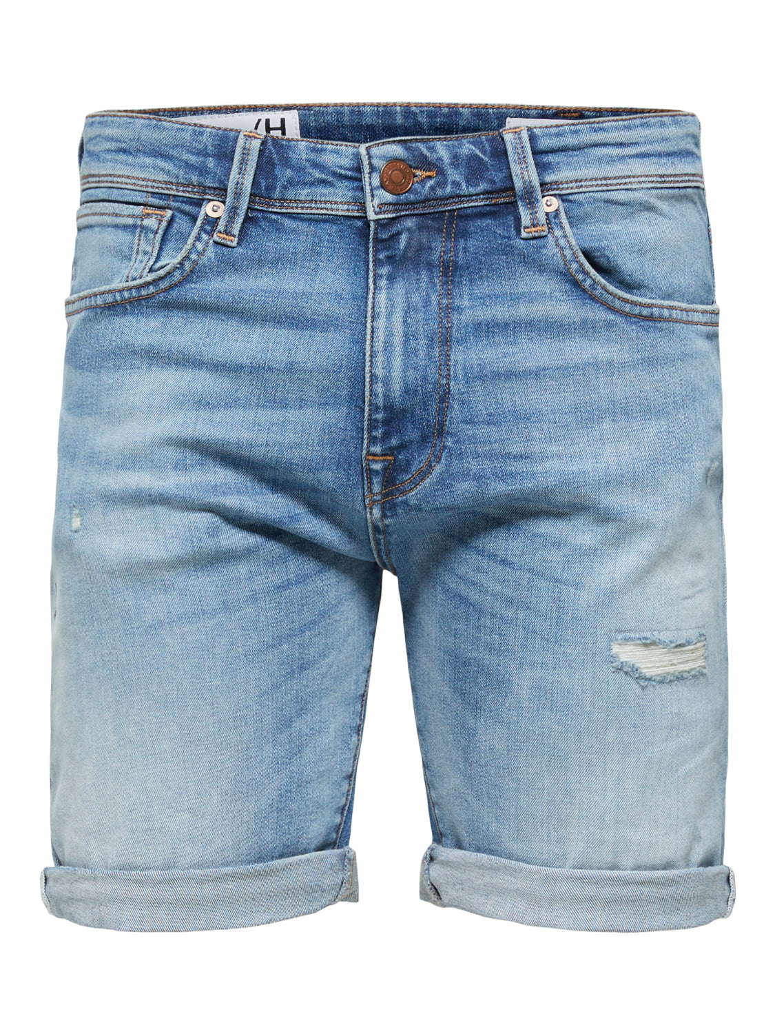 Wholesale,Selected Homme, Selected Homme Medium Blue Denim Short, Blue, 34W-10L-TagL