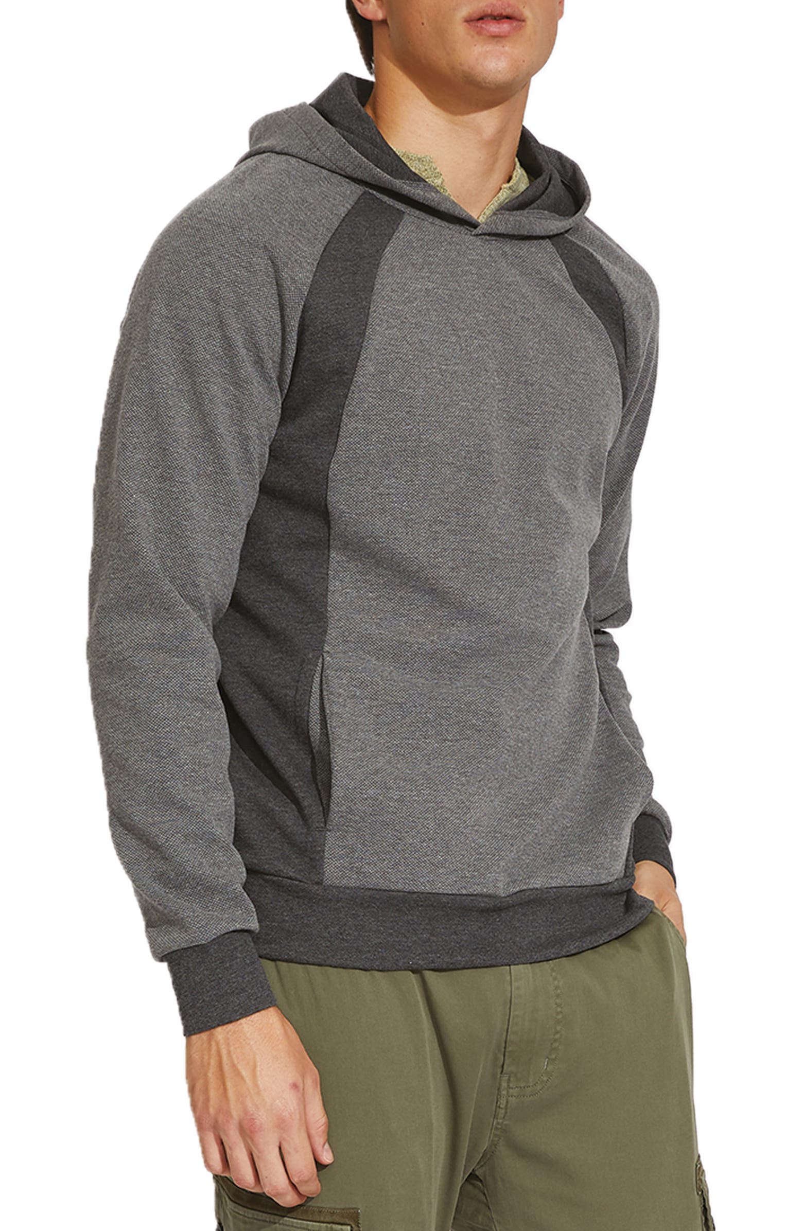 Nordstrom Rack,Civil Society, Civil Society Grey Colorblock Pullover Hooded Sweatshirt, Grey, Medium-43-TagM