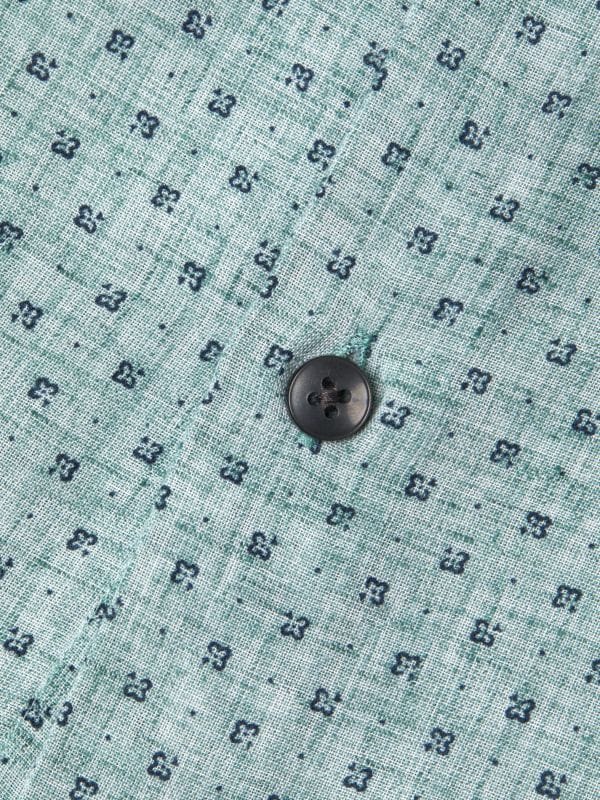 Other,Robert Barakett, Robert Barakett Green Livingstone Floral Cotton Shirt, Green, Medium-43-TagMLarge-45-TagLExtra Large-48-TagXL